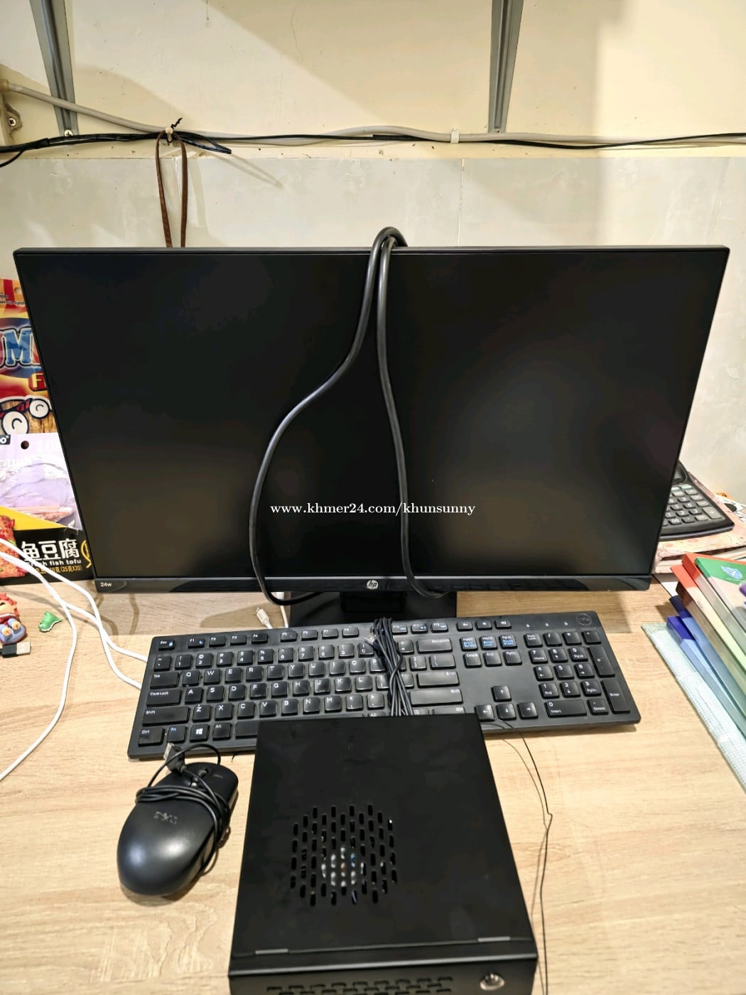 HP Monitor 24"+ Mini PC 7gen 16g Ram 70$