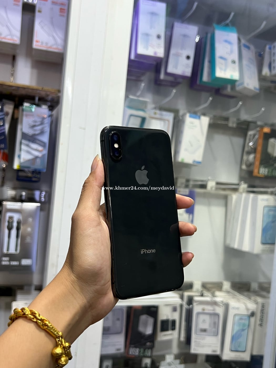 iPhone X ពណ៌ខ្មៅ🍏 64GB🔋 តួស្អាត (មានស្កេន) អត់ជាប់អី (ធានា1ខែ) 📥