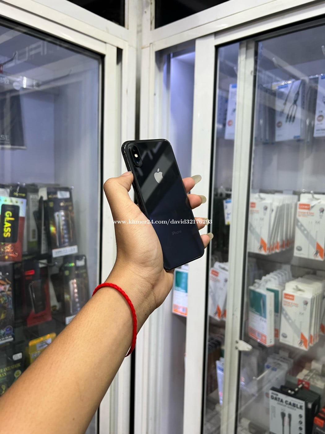 iPhone X ពណ៌ខ្មៅ🍏 64GB🔋 តួស្អាត (មានស្កេន) អត់ជាប់អី (ធានា1ខែ) 📥