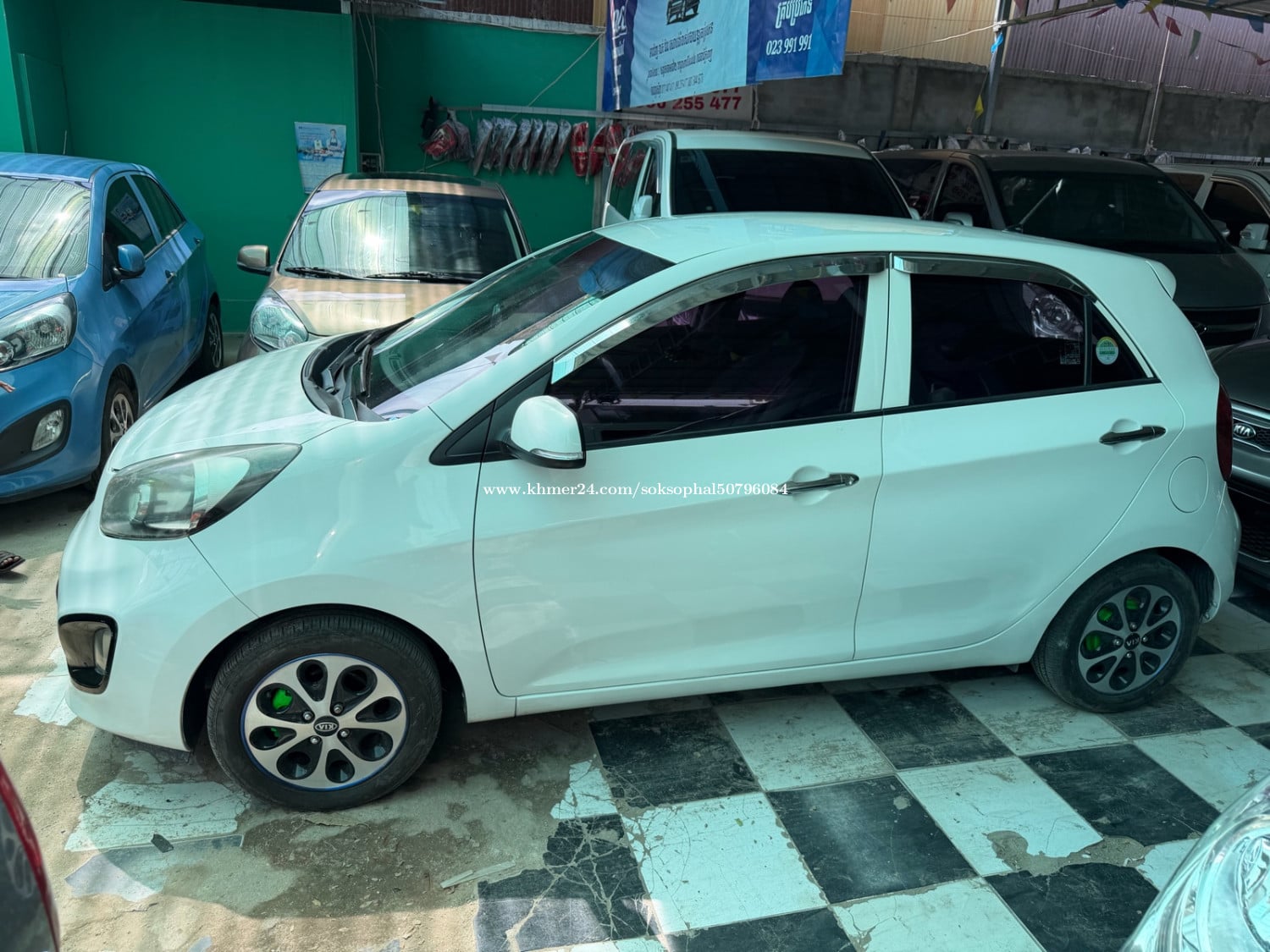 Kia Morning 2013 ក្រដាសពន្ធ 7900$