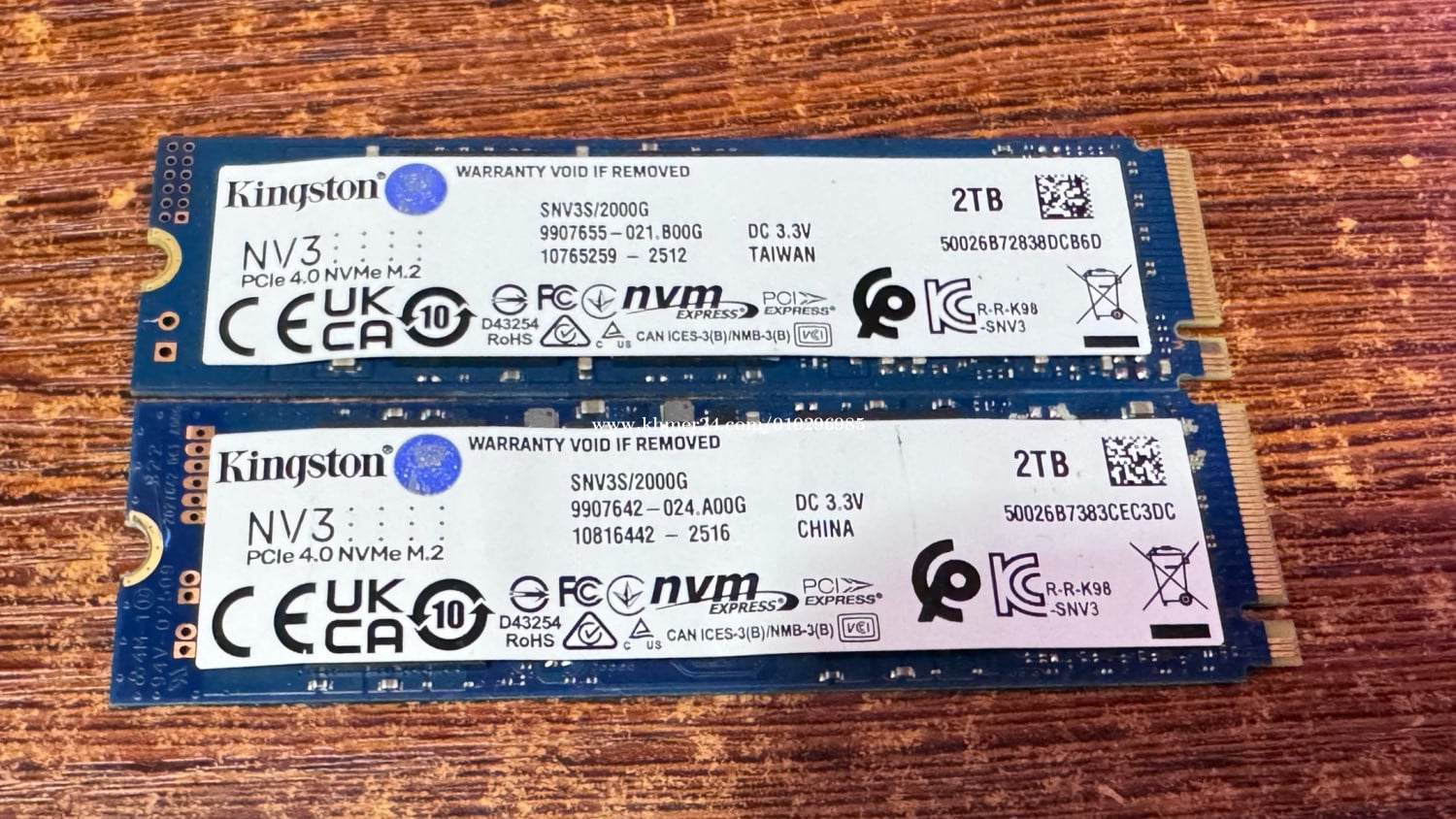 M.2 NVMe 2TB Brand Kingston