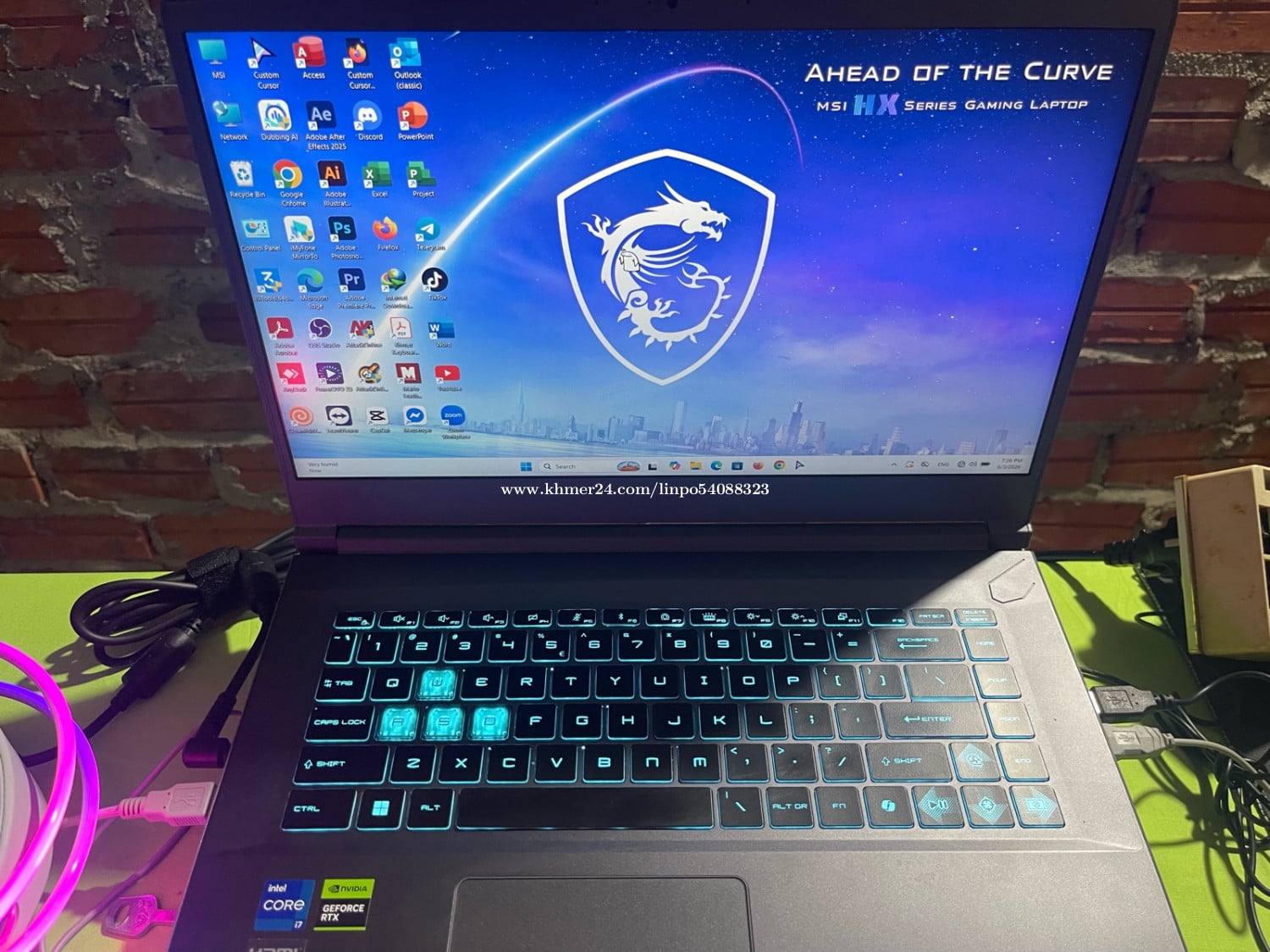 MSI ram32g 620$ តម្លៃ អាចចរចាបាន