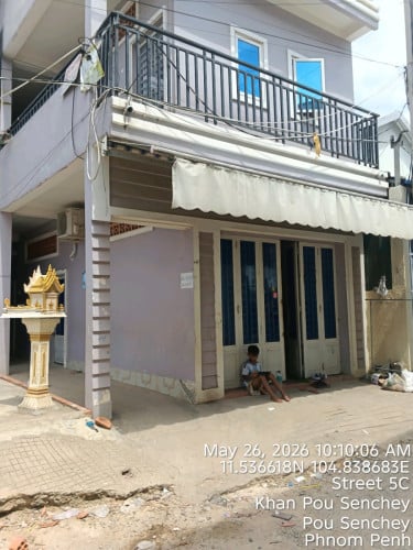 លក់ដីផ្ទះប្រភេទបន្ទប់ជួល ក្បាល 5ម*20ម ,15បន្ទប់ ចំណូល $600-$700+/ខែ ,អ្នកជួលនៅពេញៗ