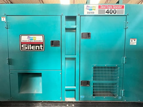 លក់ម៉ាសុីនភ្លើង Doosan-Daewoo 400kva ថ្មី90%