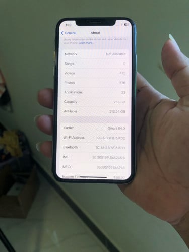 លក់iPhone x សាណុំសុីន ខូចស្កេន ថ្ម82%កាន់256g នៅស្អាតកាមេរ៉ាខ្ចី