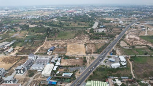ដីលក់-ជួល​ នៅក្បែរ ប៉េង ហ៊ួត ផ្លូវ៥០ម៉ែត | Land for Sale-Rent nearby Peng Huot 50m Blvd, Cherng Eak.