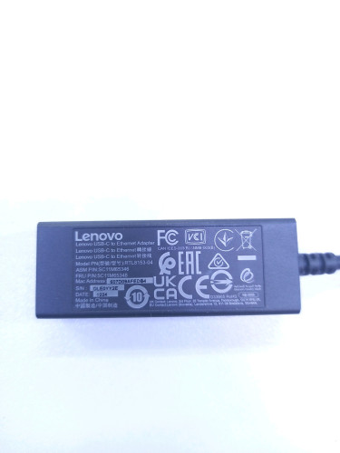 ខ្សែ Type C to Ethernet Lenovo Original 7.5$