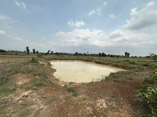 ដីនិងផ្ទះលក់បន្ទាន់នៅកំពត ជិតភ្នំឈ្ងោក Urgent Land with House for sale in Kampot