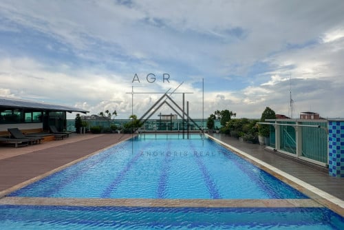 2 Bedroom Serviced Apartment For Rent in Daun Penh | Norodom Blvd. | Sathapana Tower