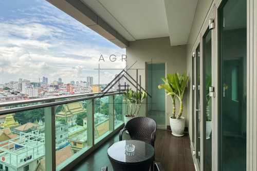 2 Bedroom Serviced Apartment For Rent in Daun Penh | Norodom Blvd. | Sathapana Tower