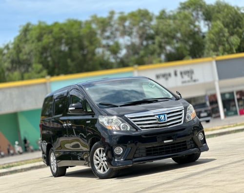 2012 ALPHARD HYBRID TOP OPTION JBL