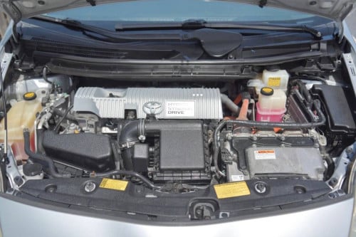 2012 Prius options 4 ឡានស្អាតលាងទឹកជិះបាន ពូកស្បែកកៅអីចុច