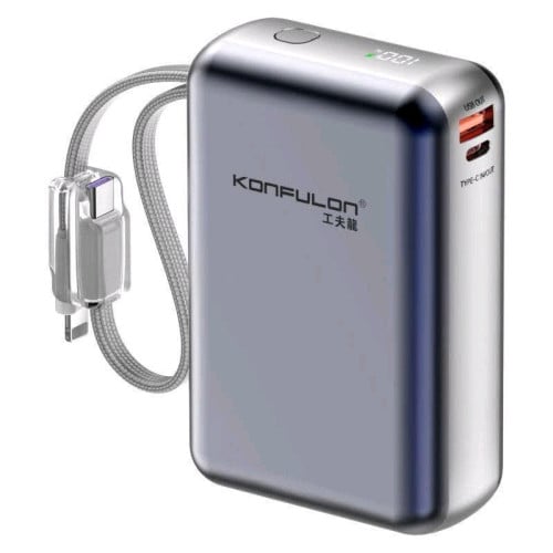 22.5w 20000mah powerbank konfulon include ip&type-c cable