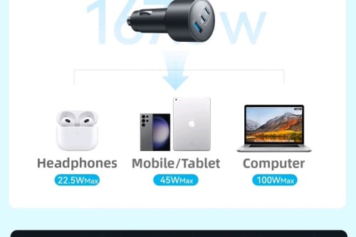 Anker car charger 167.5w
