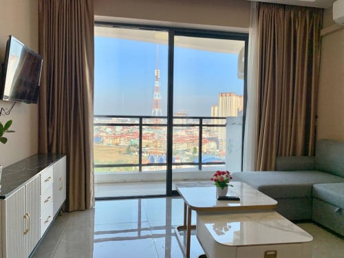 Condo 1 bed rent $480 at toul kork