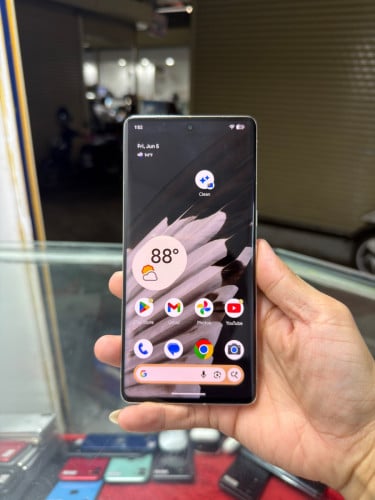 Google Pixel 7 Pro USA , Ram12GB HD128GB Phone Condition 98% , ម៉ាស៊ីនសានុំ