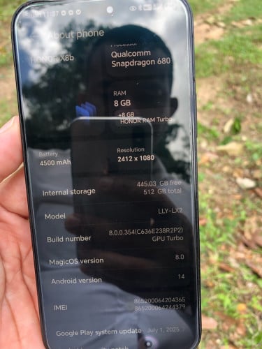 Honor x8D 512gb rame 8+8   For sale 170$