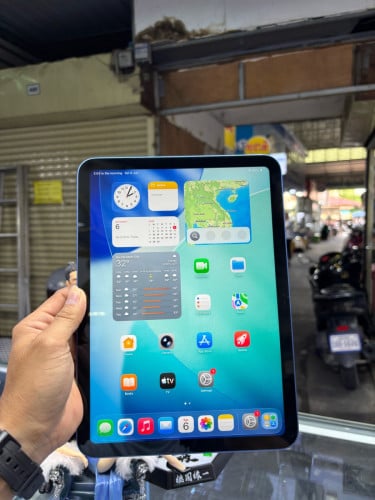 Ipad A16 128G WiFi 99% ថ្ម100% សាក87ដង