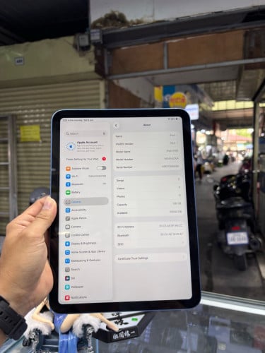 Ipad A16 128G WiFi 99% ថ្ម100% សាក87ដង