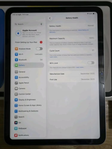iPad A16 2025 128G 99.99%