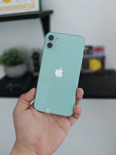 iPhone 11 128g LL/A សានុំហ្សីន ស្អាត98%