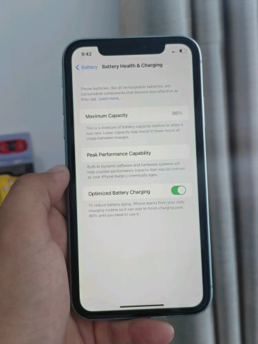 iPhone 11 128g LL/A សានុំហ្សីន ស្អាត98%