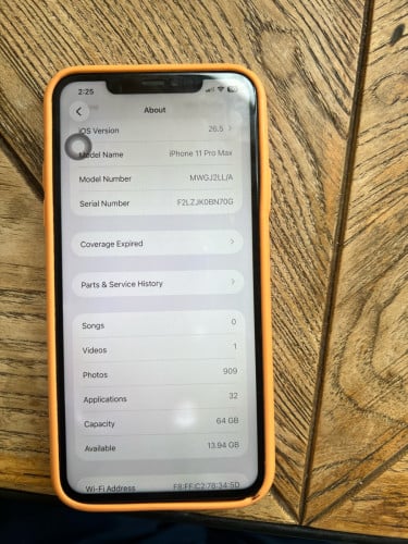 iphone 11promax 64g LLA