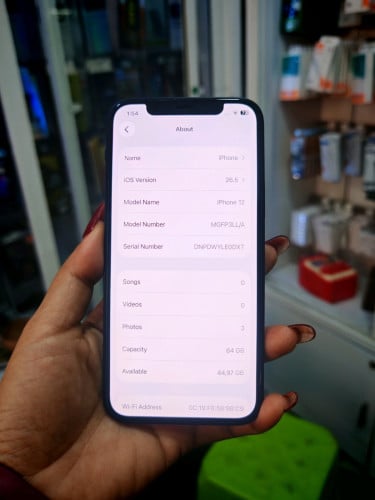 iPhone 12/64GB/LLថ្ម90%តួរស្អាតសុីនសានុំ