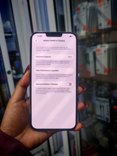 iPhone 13promax/128GB/ZAថ្ម90%សុីនសានុំ