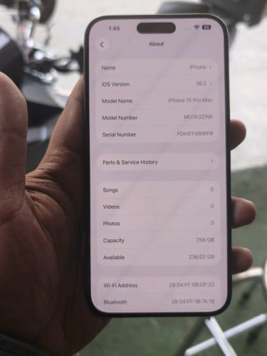 Iphone 15 Pro Max ZP 256 GB
