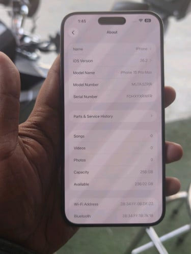 Iphone 15 Pro Max ZP 256 GB