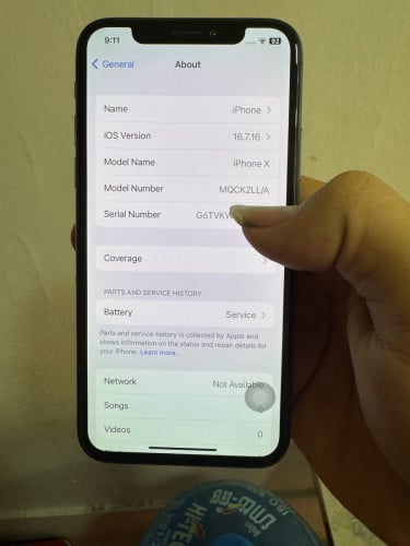 IPhone X 64G សុំនំ scan Camra ច្បាស់មុខក្រោយ