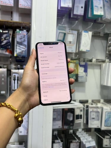 iPhone X ពណ៌ខ្មៅ🍏 64GB🔋 តួស្អាត (មានស្កេន) អត់ជាប់អី (ធានា1ខែ) 📥