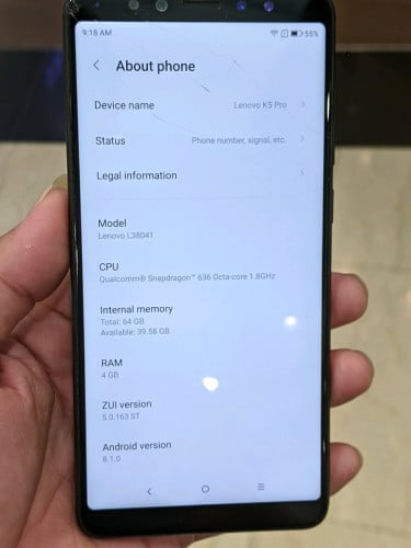 Lenovo k5pro