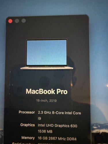 Macbook Pro 16 (2019)