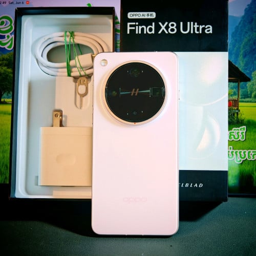 OPPO Find X8 Ultra 5G (វ៉ៃដូរបាន)មានធានាច្បាស់លាស់ត្រឹមត្រូវ