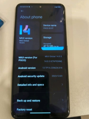 Poco x3 GT