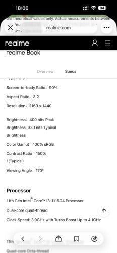 Realme Book 2022