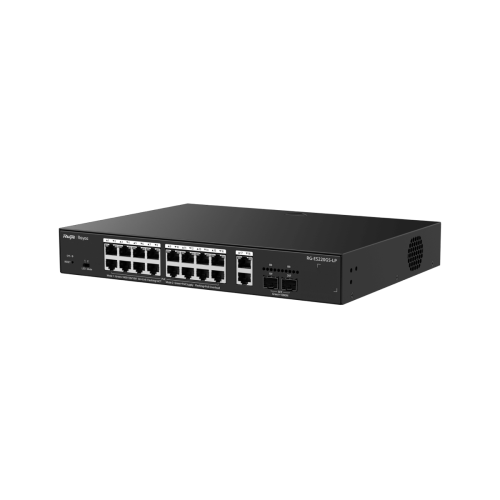 RG-ES220GS-P 20-Port Gigabit Smart Cloud Managed PoE Switch