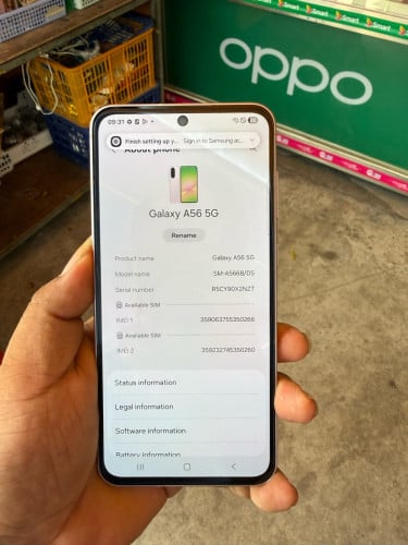 Samsung A56 5G Bypass MDM ប្រើរធម្មតាសាណុំសុីនស្អាត99%