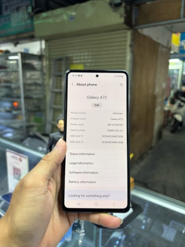 Samsung A72 256G Ram8G Sim2 Global ដានតិចៗ