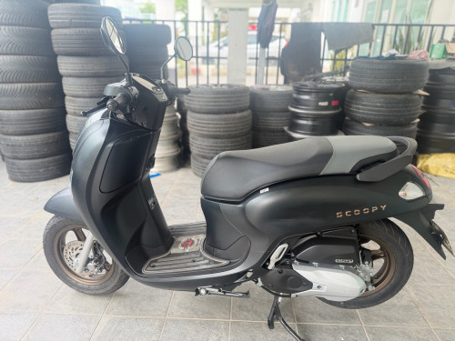 Scoopy 2025 Smart key សោរពីរគ្រាប់ ម៉ូតូស្អាតកឹបលេខដូចថ្មី99%