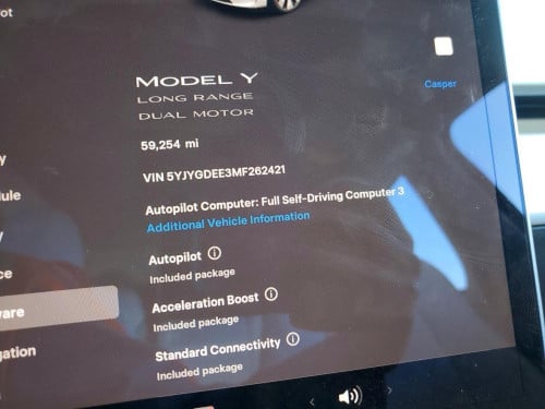 Telsa Model Y 2021 Long Range 520Km
