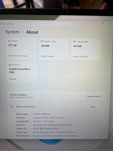 Vivobook 16 X1605VAP