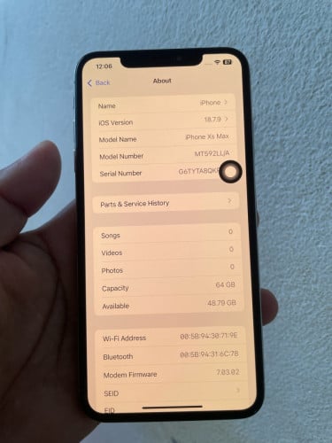 XS Max 64GB អេក្រង់GXលេខ1ដូចហ្ស៊ីន Sell 88$