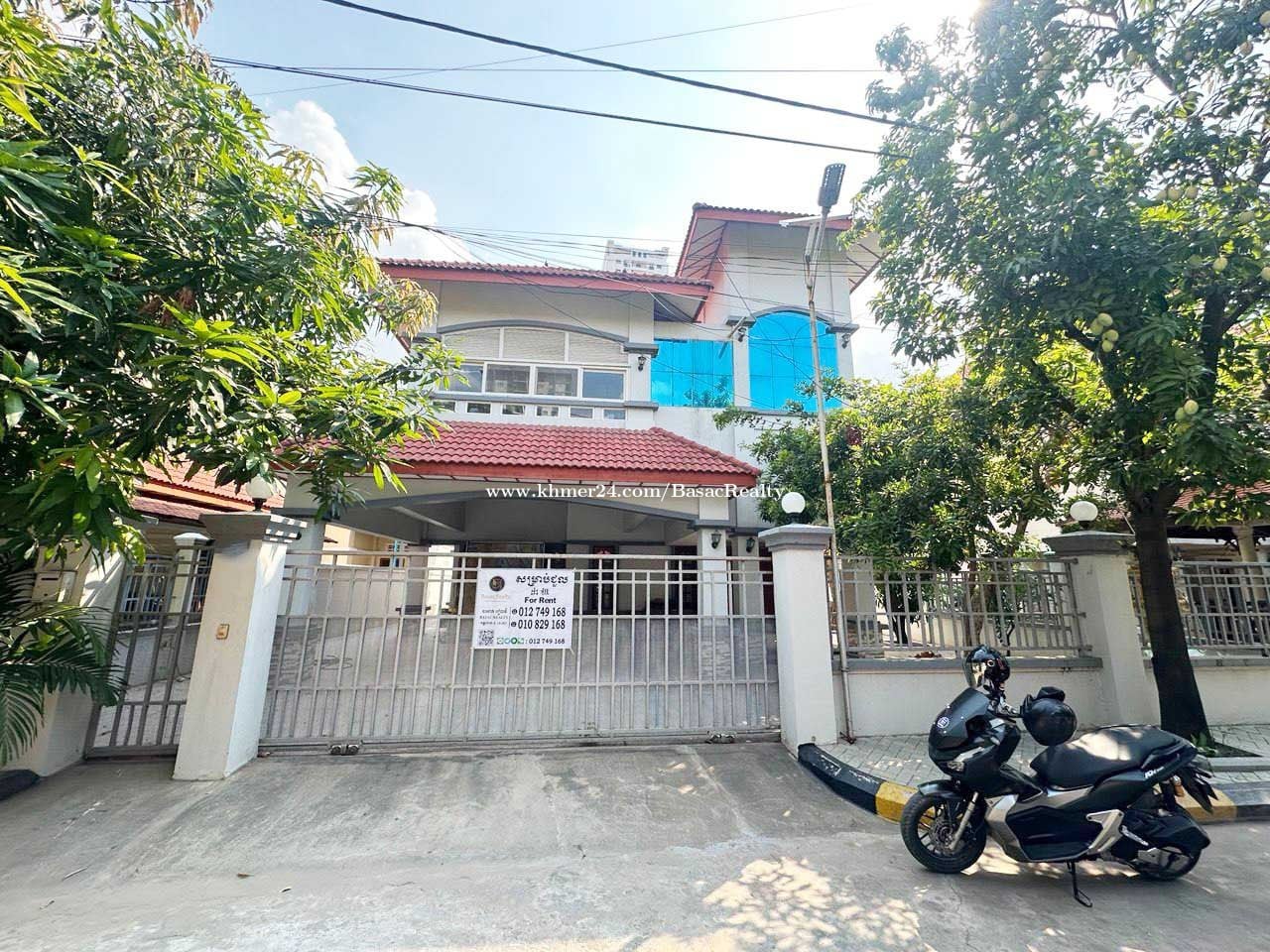 Single Villa for Rent in Borey Villa Toul Sangkea