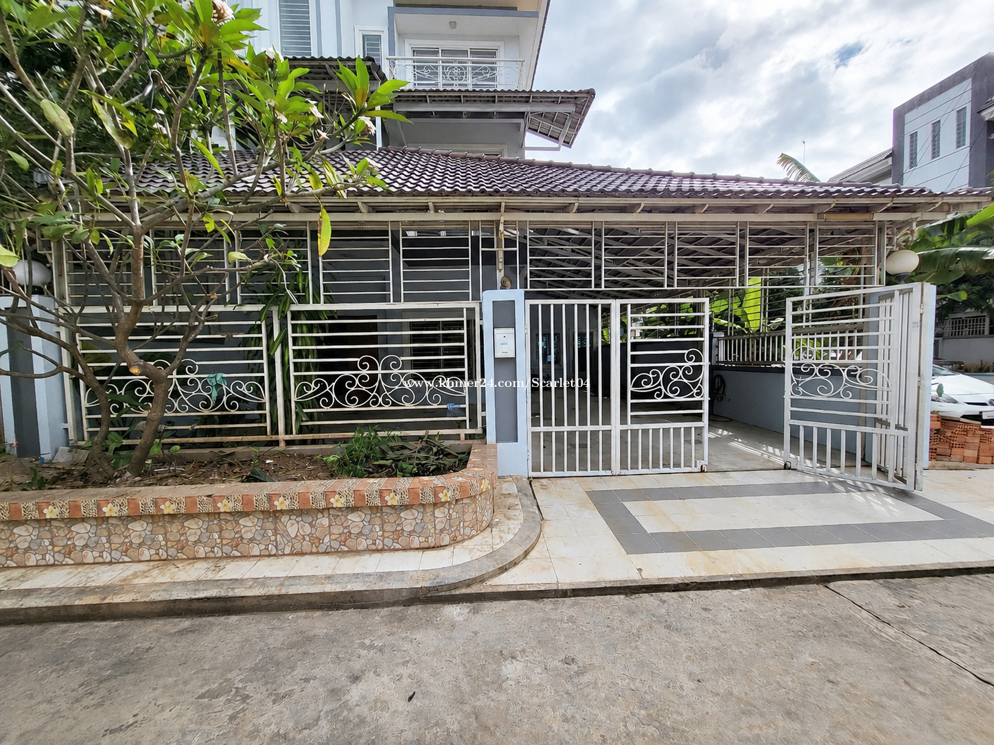 Twin villa for rent Borey piphub tmei sensok
