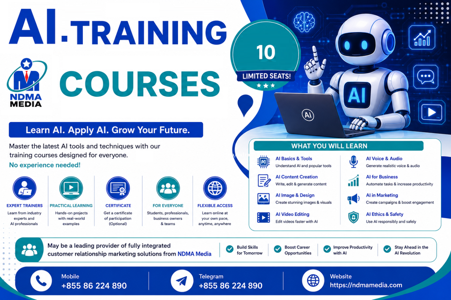 Artificial Intelligence with Practical Training