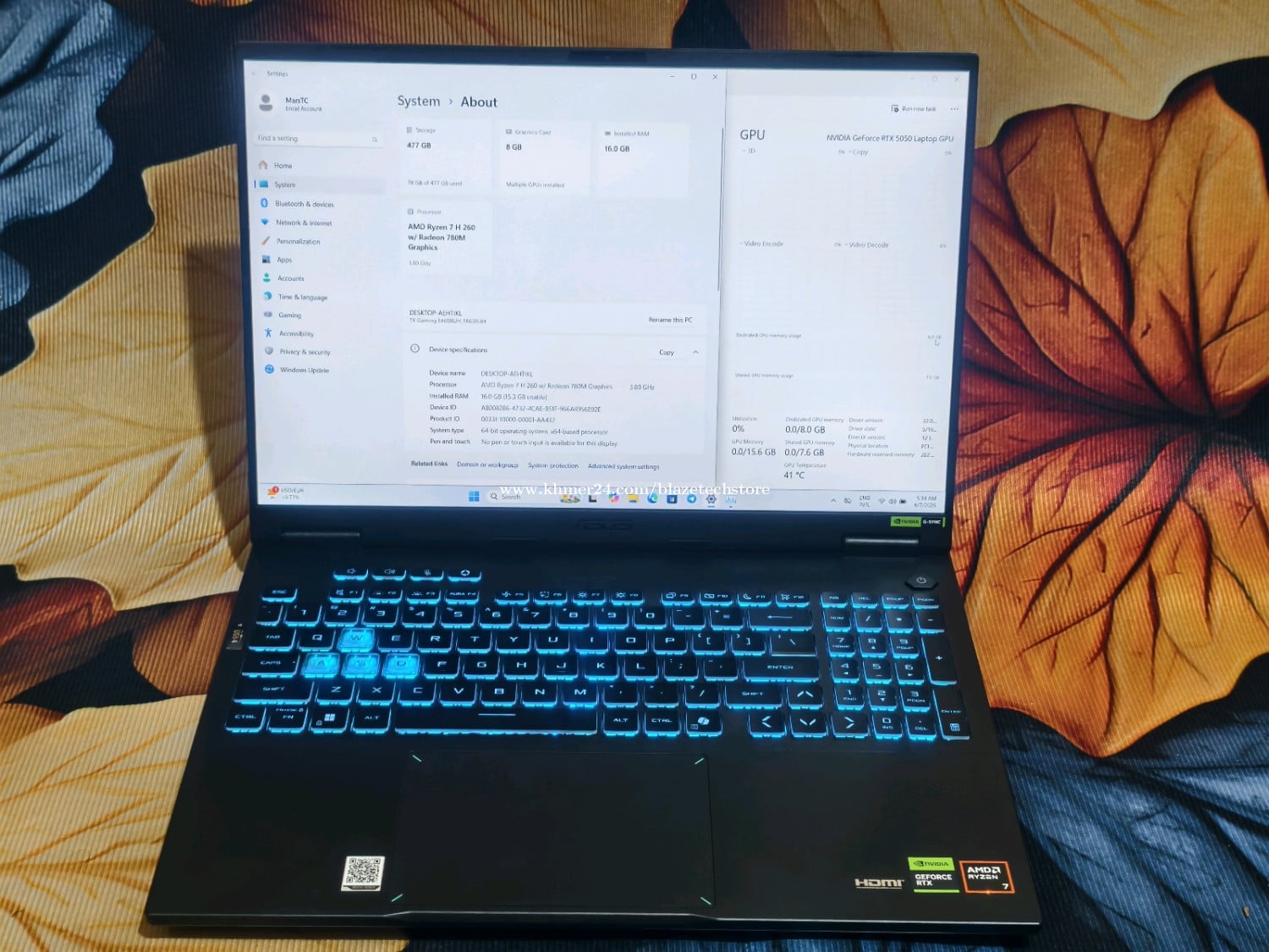 ASUS TX Gaming FX608UH