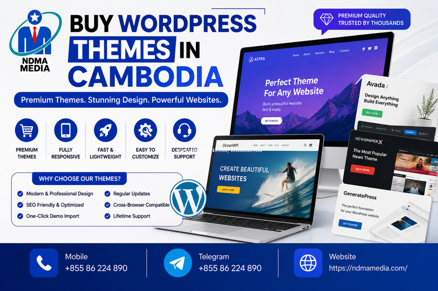 Buy WordPress Themes in Cambodia